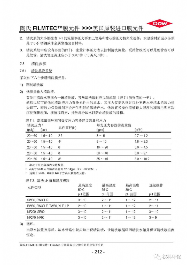 膜元件如何清洗