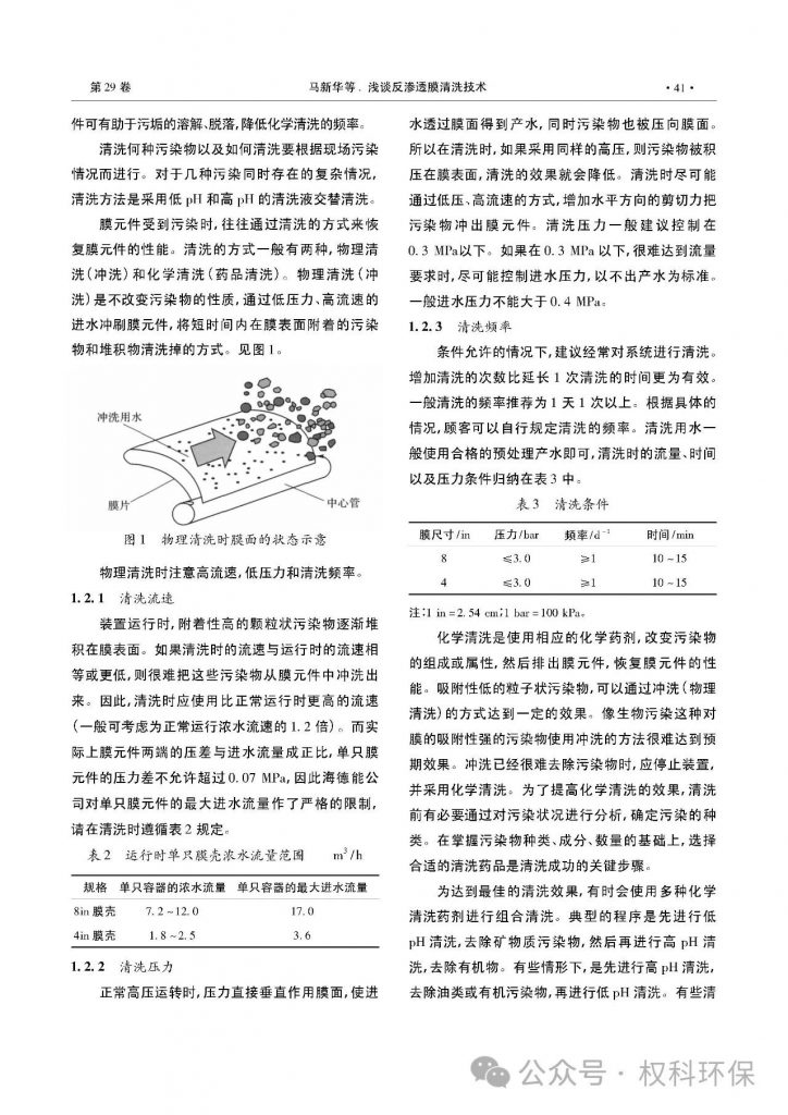 浅谈反渗透膜清洗技术